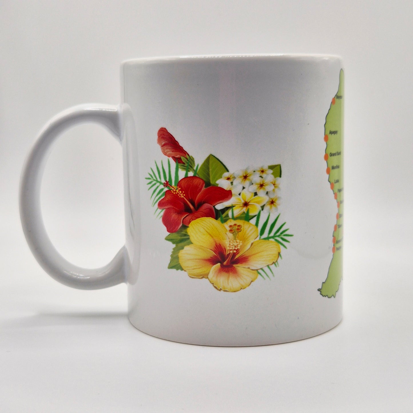 Mug carte de la Guyane