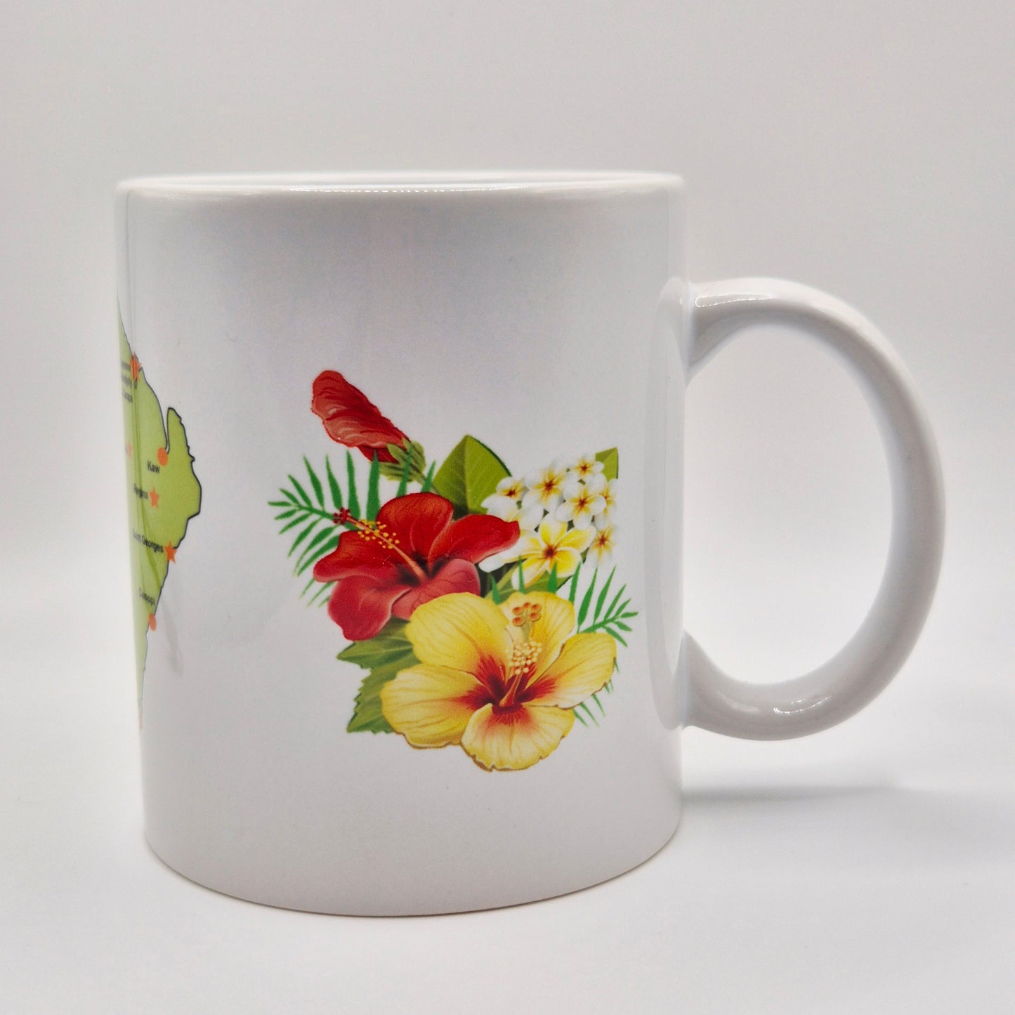 Mug carte de la Guyane